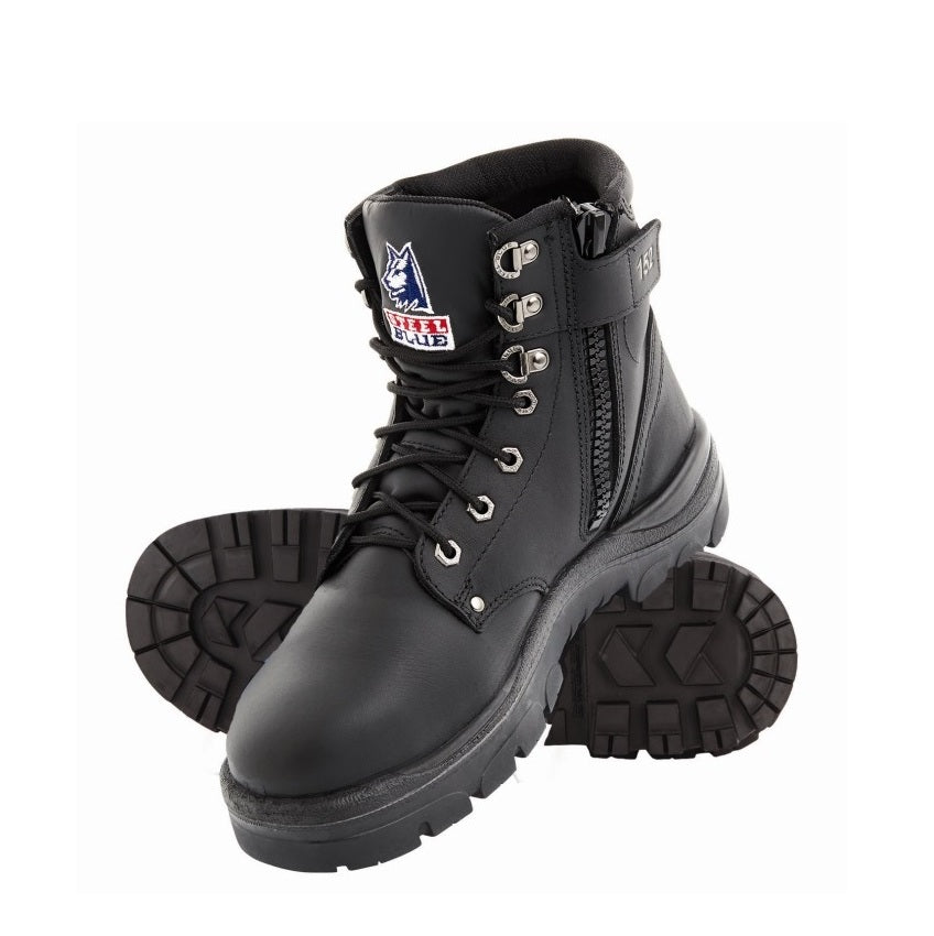 Steel Blue 322152 Argyle Zip: Nitrile Outsole Safety Boots