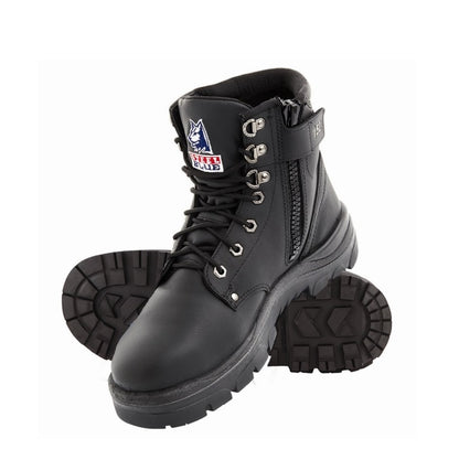 Steel Blue 322152 Argyle Zip: Nitrile Outsole Safety Boots