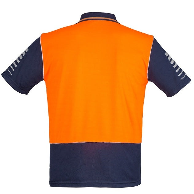 Syzmik ZH236 Mens HiVis Zone S/S Polo