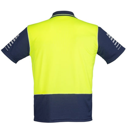 Syzmik ZH236 Mens HiVis Zone S/S Polo