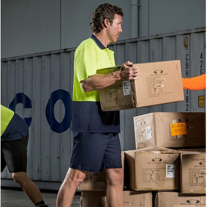 Syzmik ZH231 Unisex HiVis Basic Spliced S/S Polo