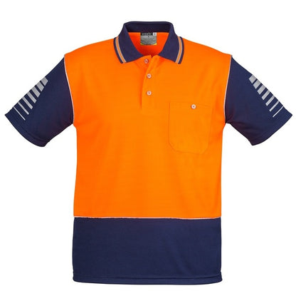 Syzmik ZH236 Mens HiVis Zone S/S Polo