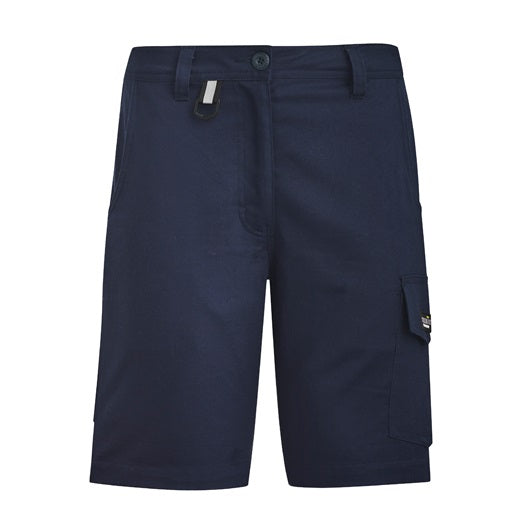 ZS704 Syzmik Women's work shorts -Navy colour - Front view
