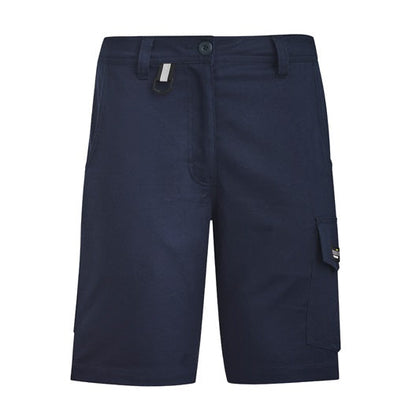 ZS704 Syzmik Women's work shorts -Navy colour - Front view