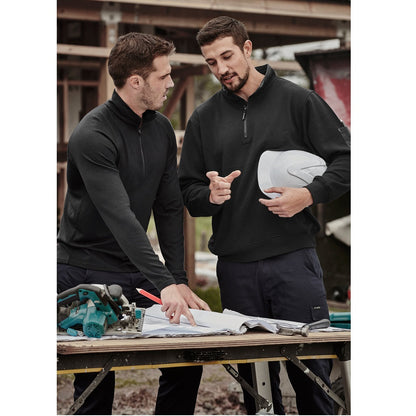Syzmik ZT766 1/2 Zip Mens Merino Wool Mid-Layer Pullover
