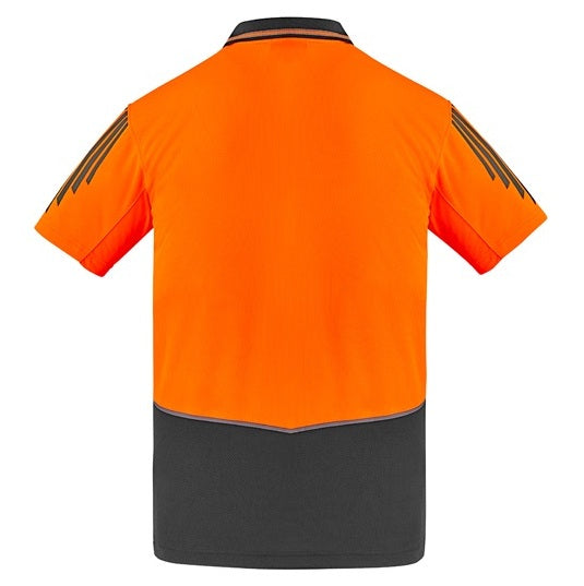 Syzmik ZH315 Mens HiVis Flux S/S Polo