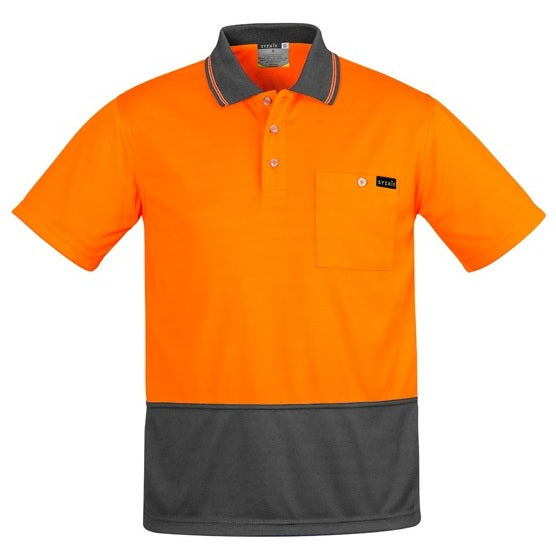 Syzmik ZH415 Mens Comfort Back Short Sleeve Polo