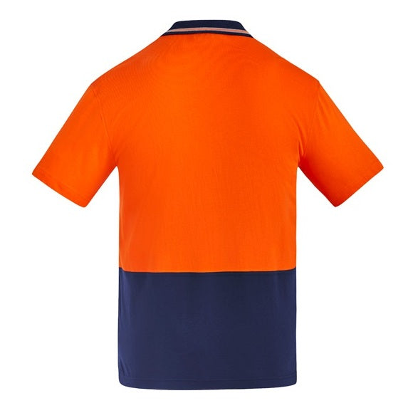 Syzmik ZH435 Mens HiVis Cotton S/S Polo