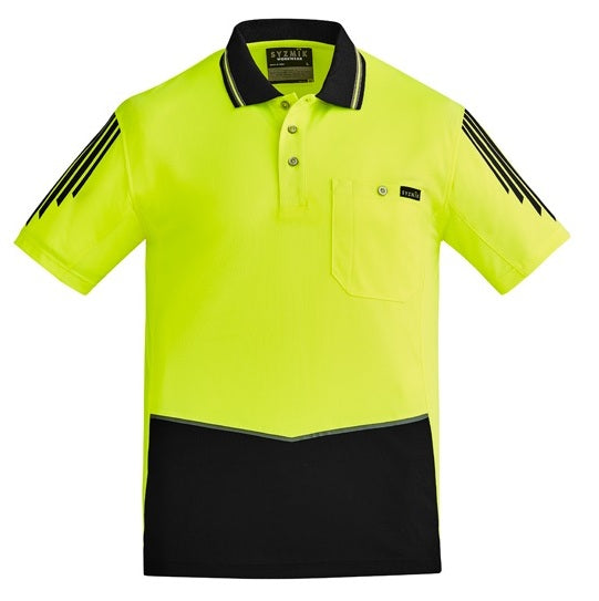 Syzmik ZH315 Mens HiVis Flux S/S Polo