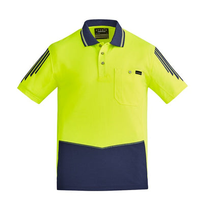Syzmik ZH315 Mens HiVis Flux S/S Polo