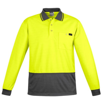 Syzmik ZH410 Mens Comfort Back L/S Polo