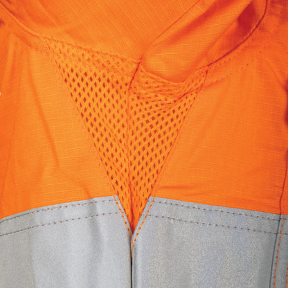 Tru Workwear DS1169T1 Ripstop L/S Vented Hi-Vis Cotton Shirt With Reflective Tape