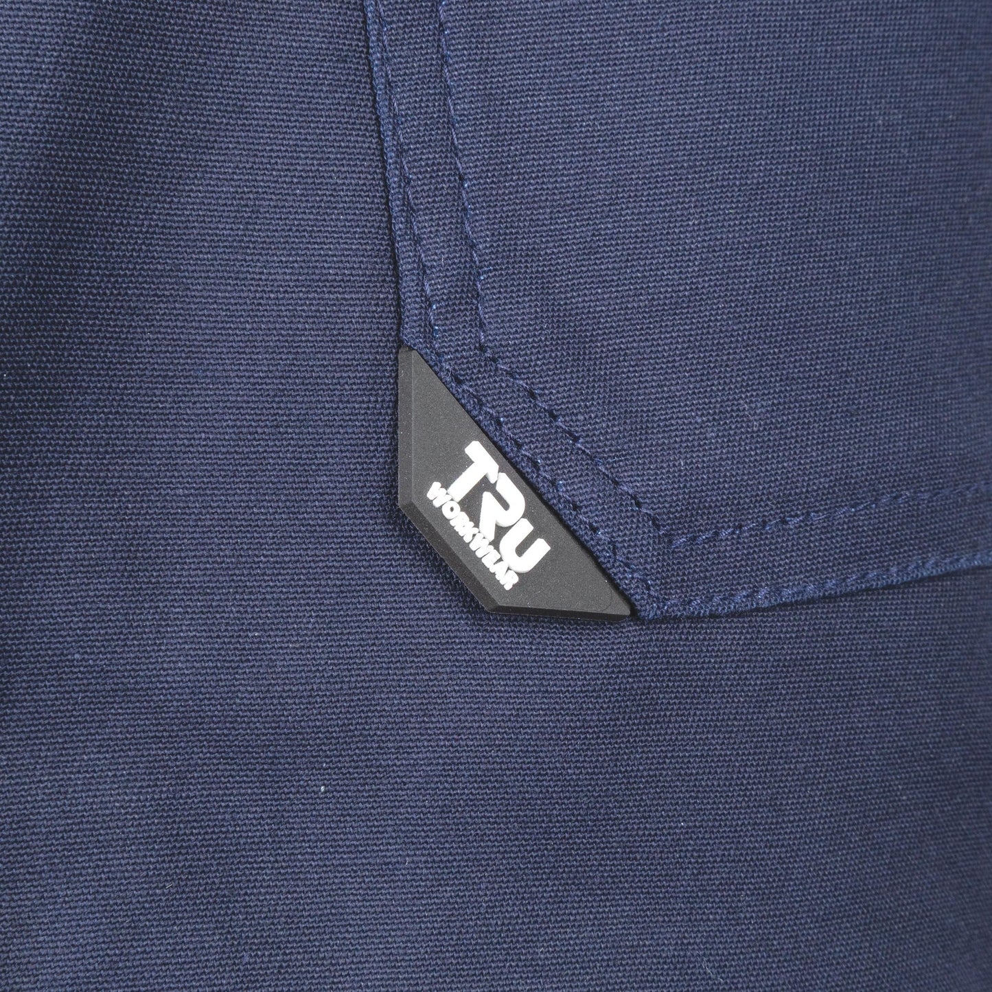 TRu Workwear DT1170T2 Midweight Cotton Stretch Cargo Trousers With Biomotion Reflective Tape