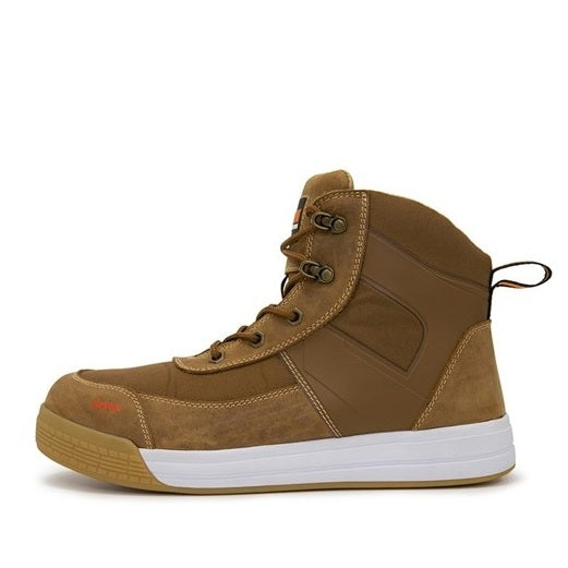 Bison DUNEBR Dune Low Cut Zip Side Safety Boots