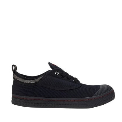 Black durable Slip resistant Volley DWVUE001 Unisex Classic Canvas Non Safety Shoe