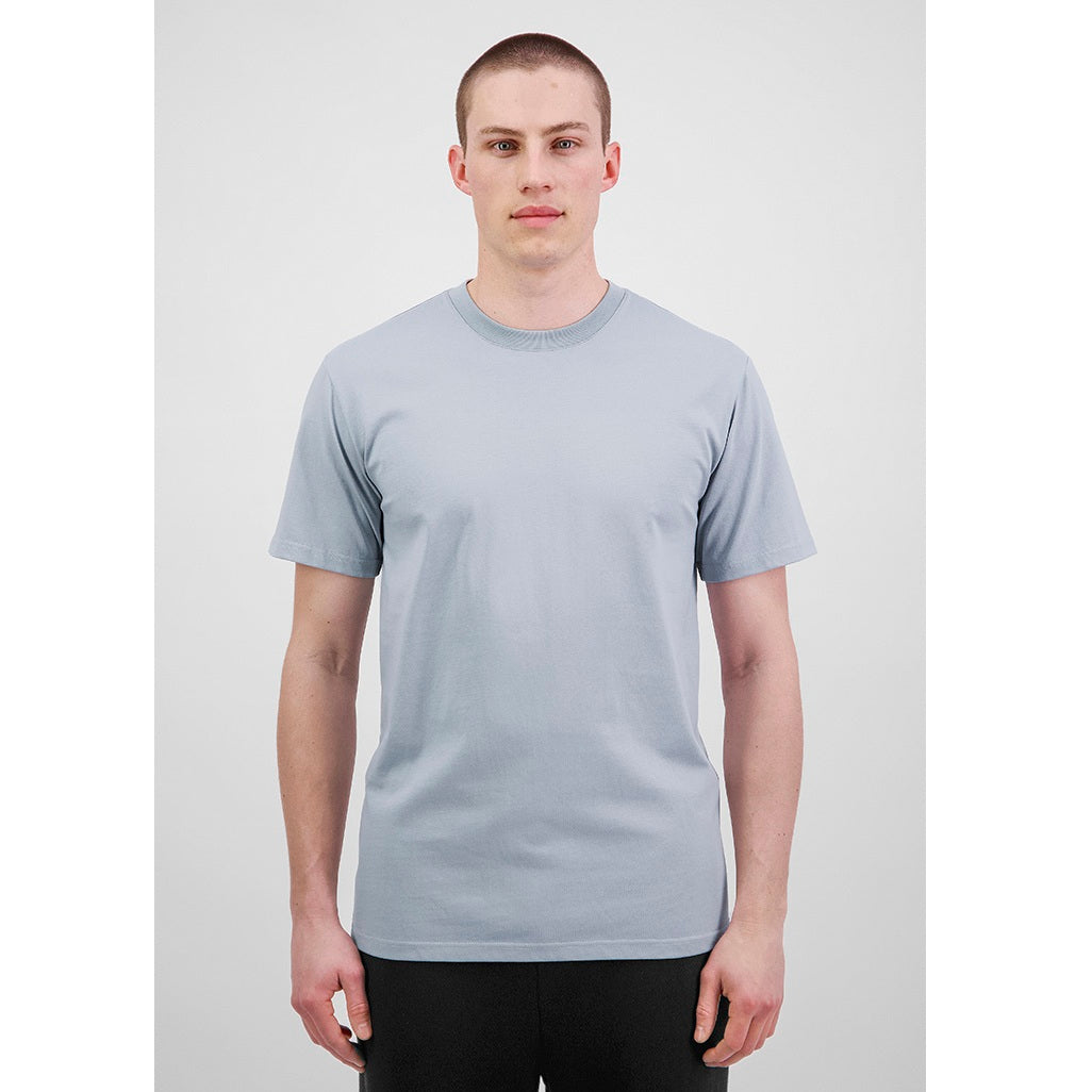 GOODMATES X2001M Mens Everyday Short Sleeve Tee - Dusty Blue - Alternative Front View