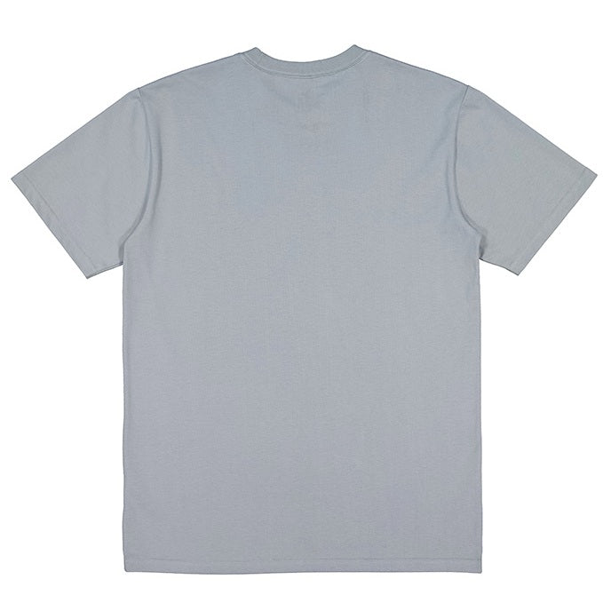 Plain light gray t-shirt on a white background