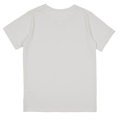 White t-shirt on a white background