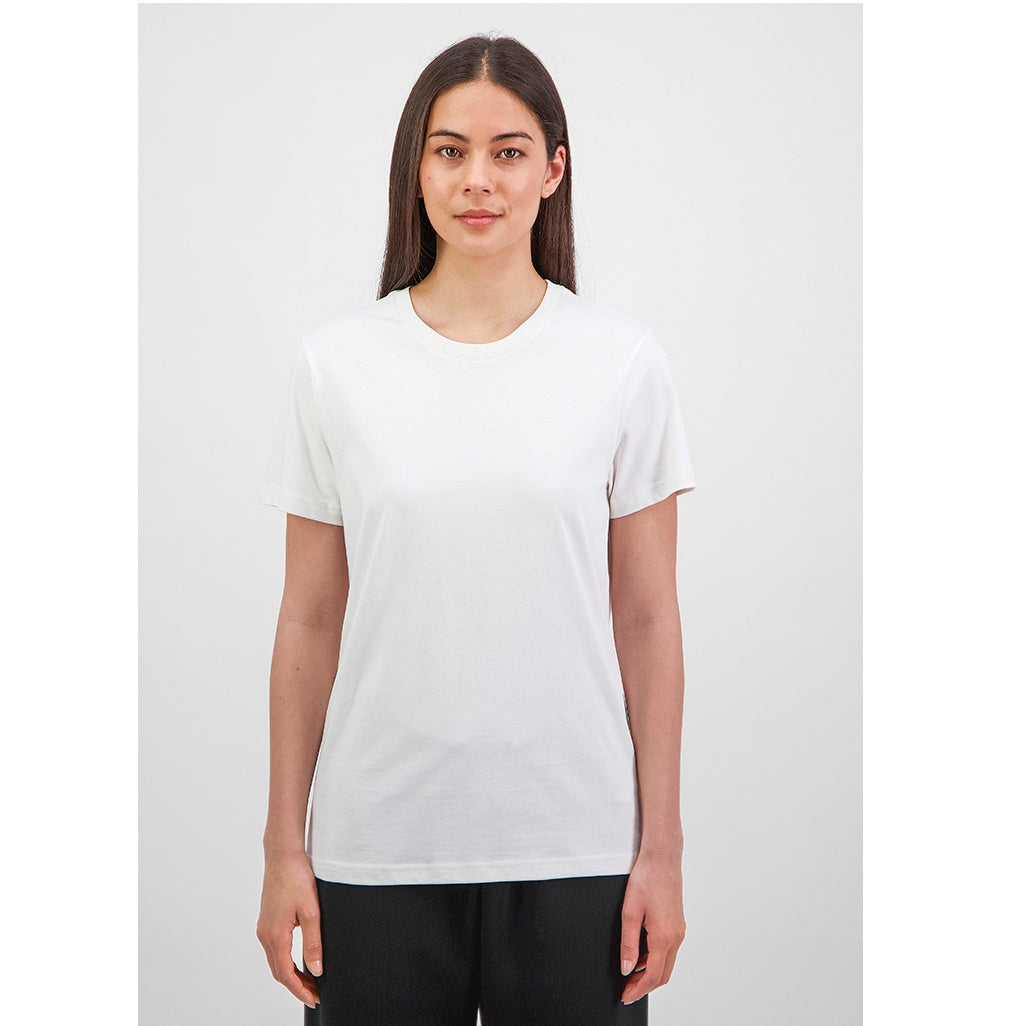 GOODMATES X1001W Womens Basis Short Sleeve Tee - Ecru - Alternative Front View