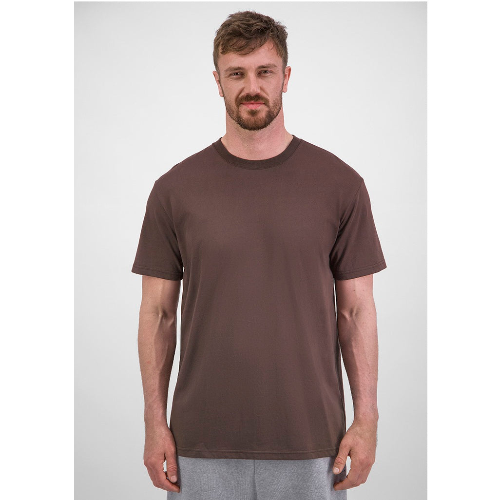 GOODMATES X2001M Mens Everyday Short Sleeve Tee - Espresso - Alternative Front View