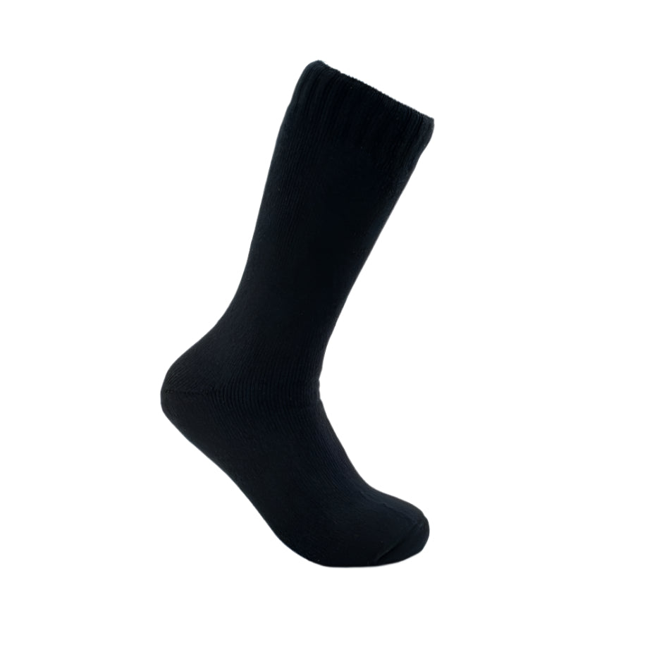 FAC ATC009/5 ATCF Heavy Bamboo Work Socks Black 6-10 - 5 Pack - Black - Single Sock View
