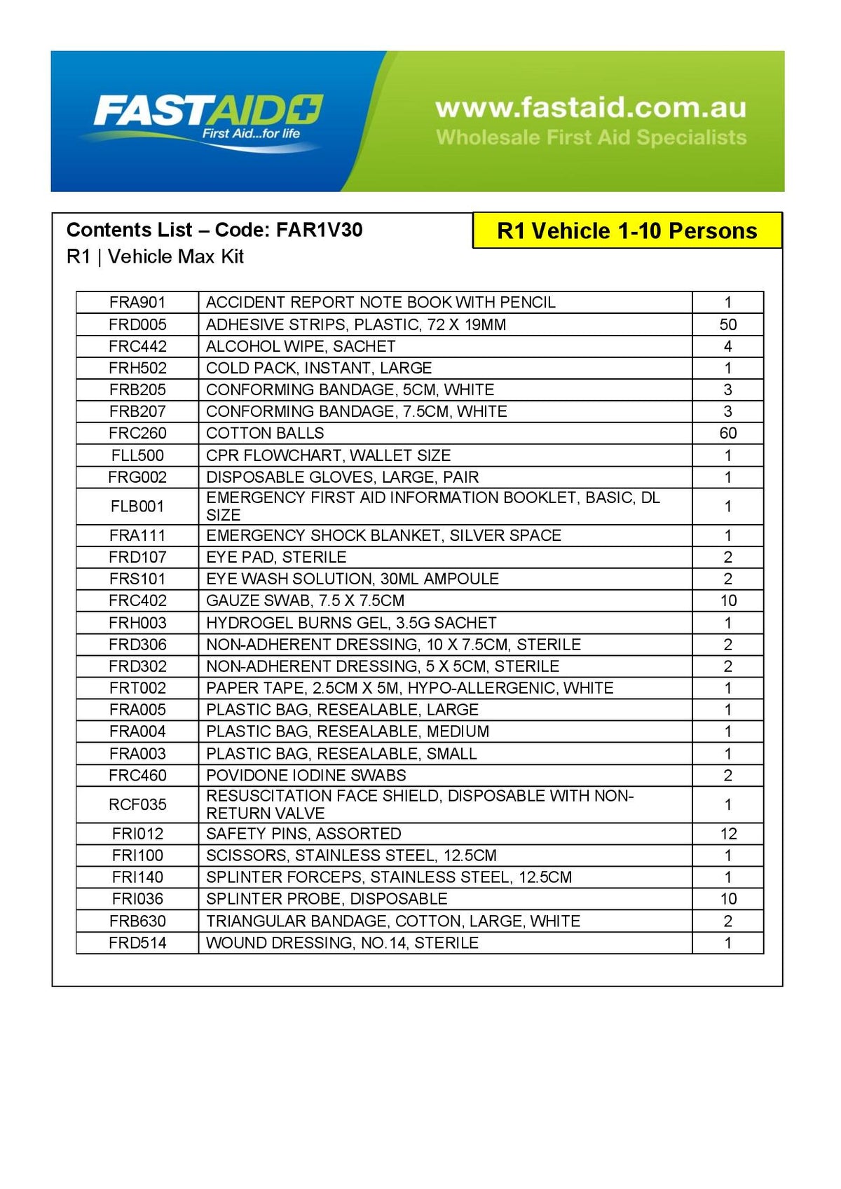 Specification