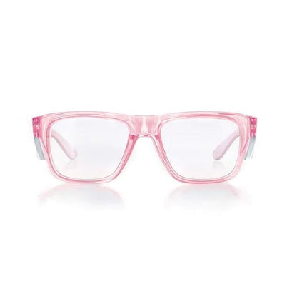 SafeStyle FPC100 Fusions Pink Frame Clear Lens