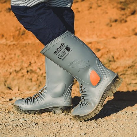Maxisafe FWG909 Stimela XP Safety Composite Toe Gumboots W/ Midsole & Metatarsal Protection