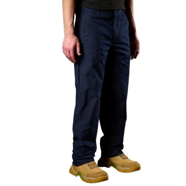 FXD WP-3L Loose Fit Stretch Work Pant - Navy - Lifestyle Angled View