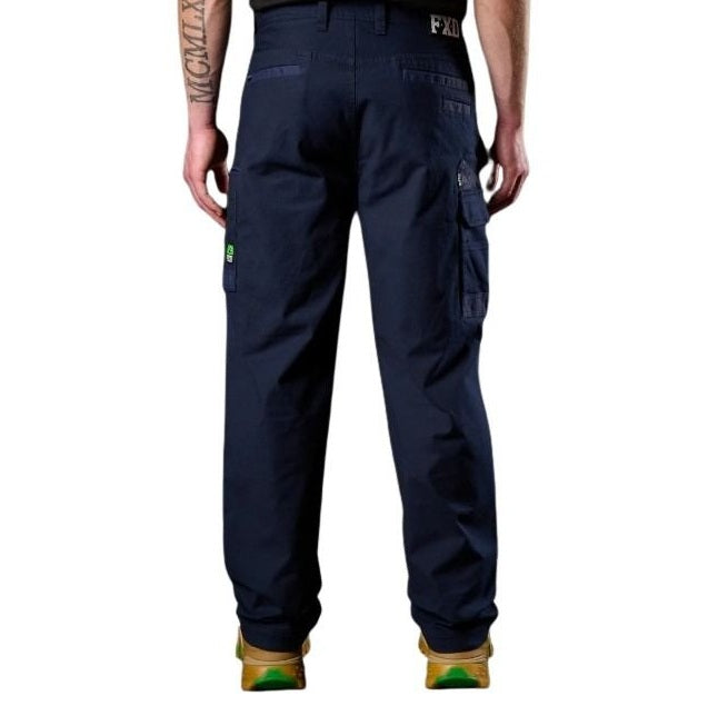 FXD WP-3L Loose Fit Stretch Work Pant - Navy - Lifestyle Back View