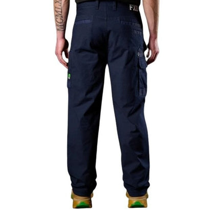 FXD WP-3L Loose Fit Stretch Work Pant - Navy - Lifestyle Back View