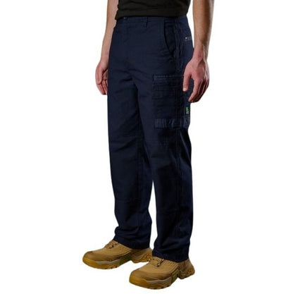 FXD WP-3L Loose Fit Stretch Work Pant - Navy - Lifestyle Front Angled View