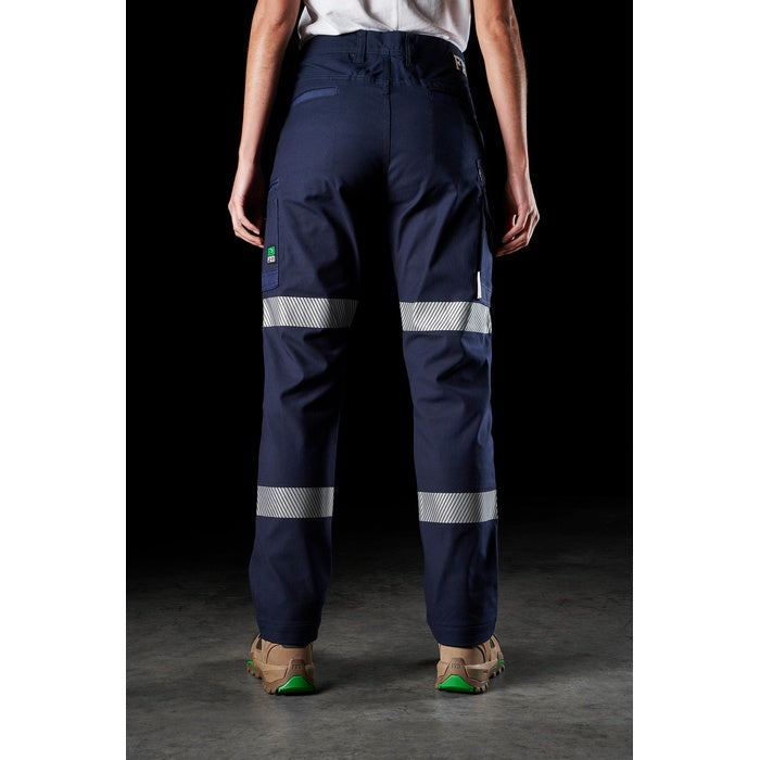 FXD WP-3WT Womens Stretch Taped Work Pant - Navy - Lifestyle Back 