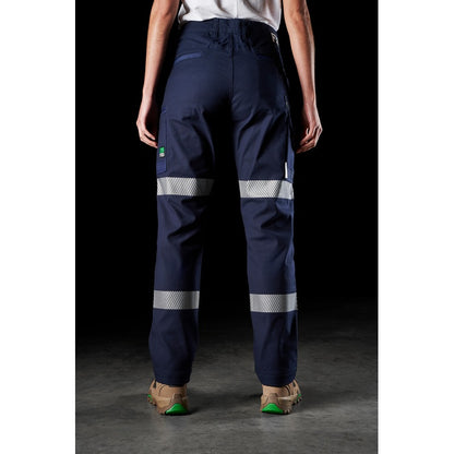 FXD WP-3WT Womens Stretch Taped Work Pant - Navy - Lifestyle Back 