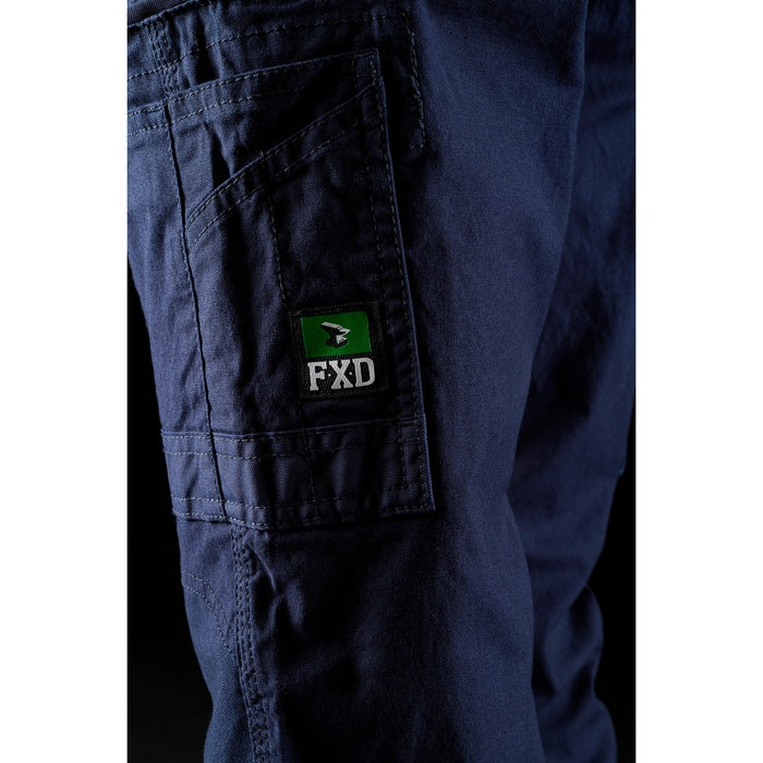 FXD WP-3W Womens Stretch Work Pant navy colour , side pocket view