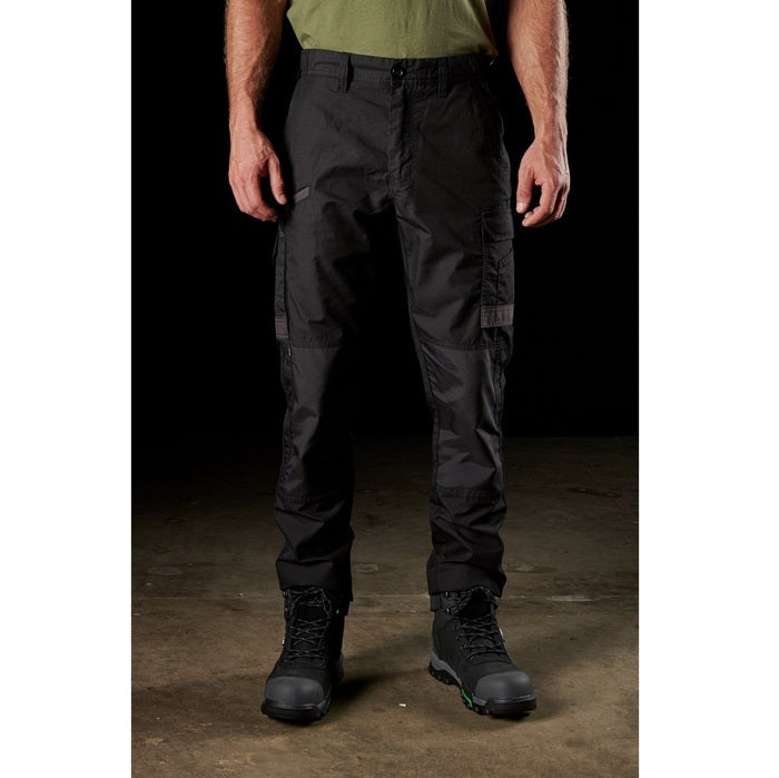 FXD WP-5 Lightweight Stretch Work Pant, black lifestyle front view