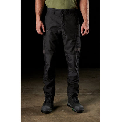 FXD WP-5 Lightweight Stretch Work Pant, black lifestyle front view