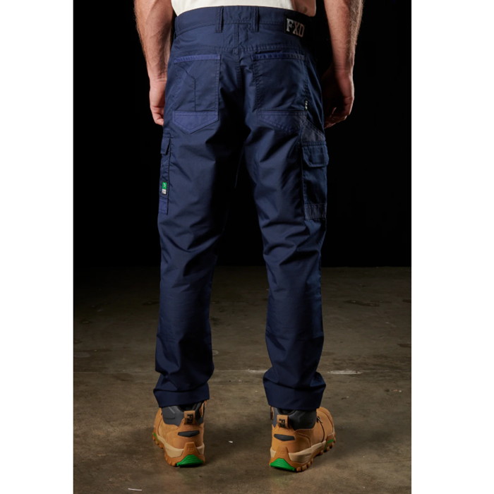 FXD WP-5 Lightweight Stretch Work Pant, navy blue, rear view