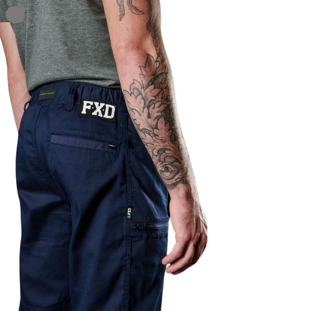 FXD WP-6 Elastic Waist Work Pants - Navy - Detail View