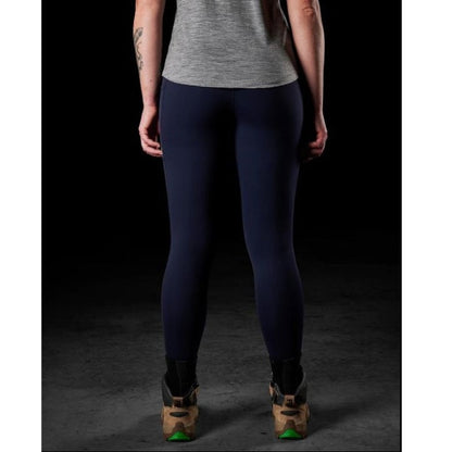 FXD WP-9W Womens 4 Way Stretch Work Leggings - Navy - Lifestyle Back View