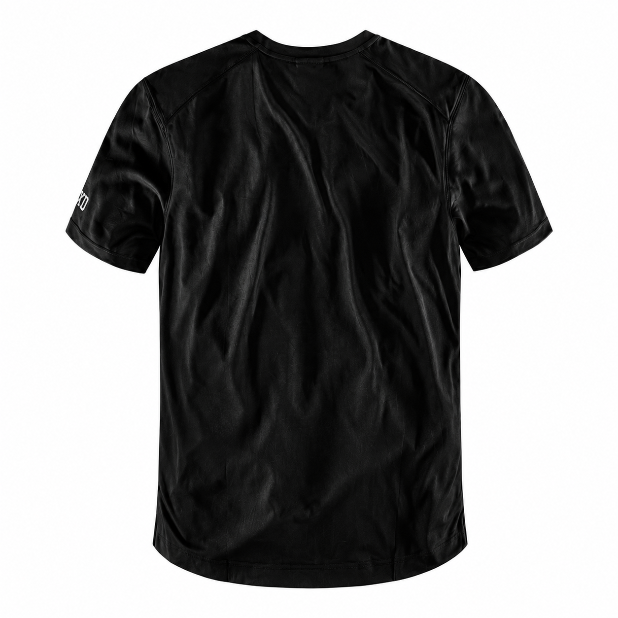Mens Black long wearing quick drying FXD WT-3 Technical Work Tee back view