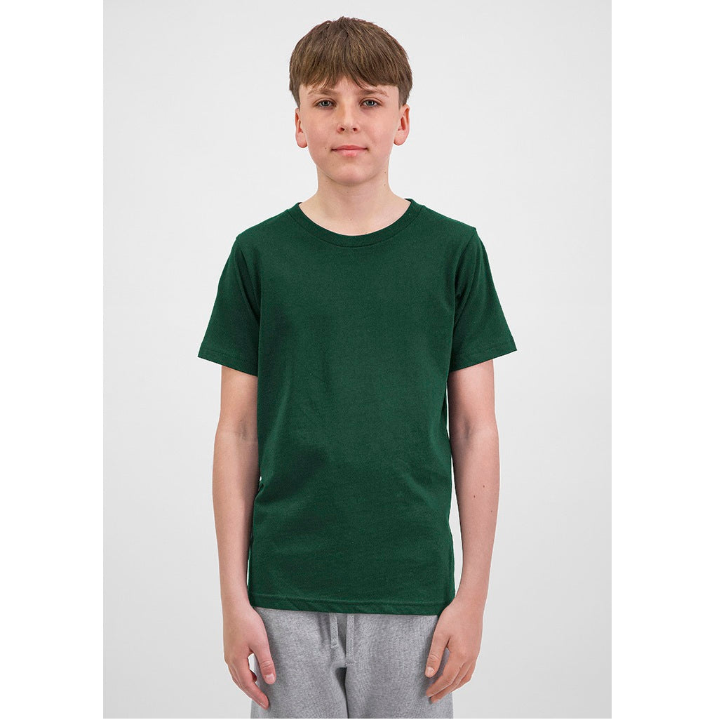 GOODMATES X1001Y Youth Basis Short Sleeve Tee - Forest - Alternative Front View