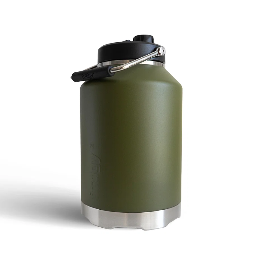 Olive commando green super large 5.5 litres all day durable, hardy, insulated, hydration Fridgy 5.5L Megamate water bottle