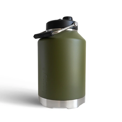 Olive commando green super large 5.5 litres all day durable, hardy, insulated, hydration Fridgy 5.5L Megamate water bottle