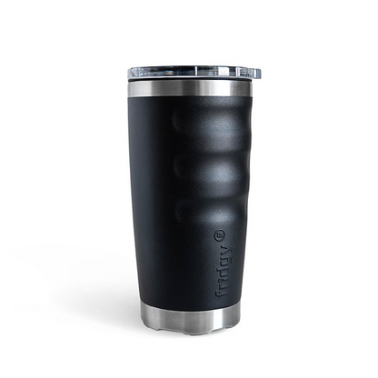 Dark Hour Black strong grip premium stainless steel drinking cup Fridgy FRI600 600ML Tumbler