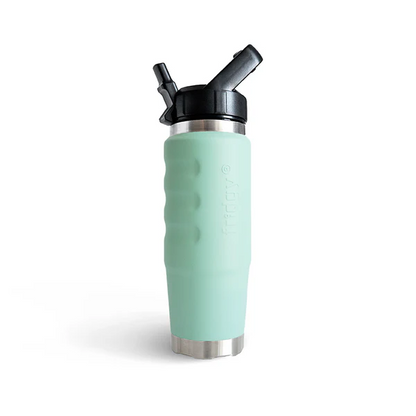Mint green 24 hour cooling Stainless steel water booMint green 24 hour cooling Stainless steel water bottle Fridgy FRI750CRUISE 750 Cruise Range With Sipper Lid 