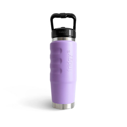 Lilac Lavender purple maverick stylish easy grip metal drink bottle Fridgy FRI750CRUISE 750 Cruise Range With Sipper Lid