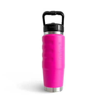 ruby rose hot pink powder coated super strong metal Fridgy FRI750CRUISE 750 Cruise Range With Sipper Lid drink bottle