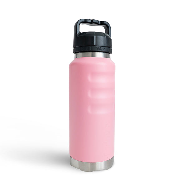 Dusky light pink modern stylish super grip no scratch Fridgy FRI1080 1080ML Grip Drink Bottle With Wide Mouth