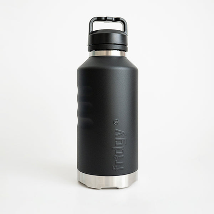 Dark hour Black coloured super large capcity metal drink bottle strong grip Fridgy FRI1920 1920ML All Dayer Sipper